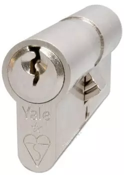 Yale PKM4050-NP Euro-Profilzylinder 40/50, satiniertes Nickel, 100mm (YALPKM4050NP)