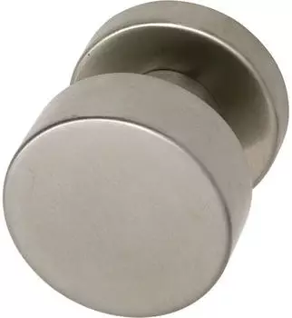 Marchesi T&uuml;rknopf Flachform auf Rosette &oslash;50, Edelstahl (4101.42A.207.0)