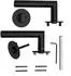 Sotech THORE Türdrückergarnitur Bad (WC) Edelstahl SS304 schwarz (THORE)