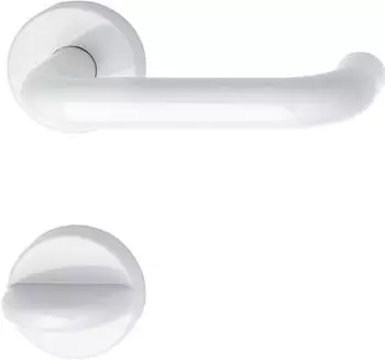Hewi T&uuml;rgriff 111.20 R auf Rosette WC, reinwei&szlig; (111.20 R)