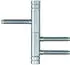 Simonswerk VARIANT V 3420 WF BASIC Türband Stahl verchromt matt ø15mm (500001771)