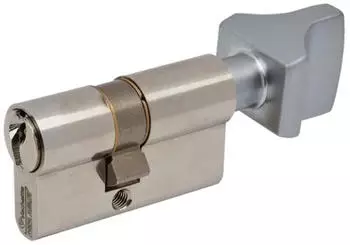 Vachette FIRST Mechanischer Schließzylinder Tür, Knauf 30x40mm, 5 Stifte, vernickelt (25224000)