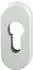 Hoppe 55S-SR Schlüsselrosette Schieberosette Aluminium silberfarben F1 (11708657)