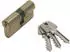 ABUS KD6PSN Knaufzylinder 30/30mm vernickelt (0072638)