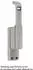 FUHR Türtreibriegel aufliegend, schwer, links, Hub 23mm, silber eloxiert (TP980LE)