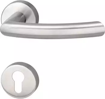 Marchesi ARC Dr&uuml;ckergarnitur auf Rosette PZ 38-45 Edelstahl matt (1371-2068 PZ)