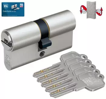 Basi V55 Doppelzylinder Not+Gefahr 35/50mm verschiedenschlie&szlig;end (VB5200-0520)