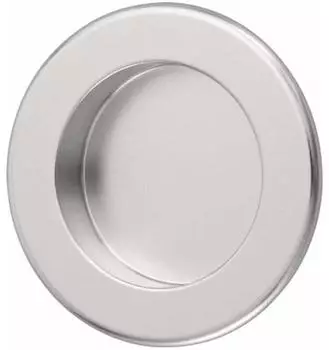 Hermeta Muschelgriff Aluminium silberfarbig eloxiert rund Einlass-&Oslash; 50mm (4555-01E)