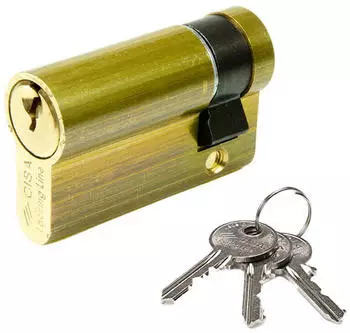 Cisa Halbzylinder Logo STD 40-10 Messing L-15 (08030.03.0)