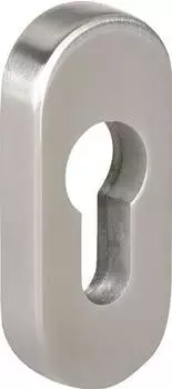 Tecwerk Ovalrosette NW-120/6-S Edelstahl, Schildst&auml;rke 10mm, PZ oval (2000300052)