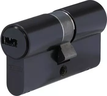 ABUS Doppelzylinder D6XBL 28/34 mm Not- und Gefahrenfunktion, schwarz (968037)
