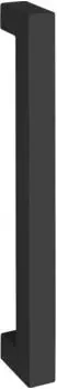 Marchesi Quadra T&uuml;rgriff 30x30 600mm Edelstahl schwarz pulverbeschichtet (4842 /600 SCHW.PULVERBESCH.)