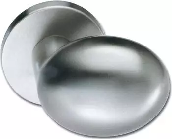 FSB ASL 23 0804 T&uuml;rknauf auf runder Rosette, Aluminium naturfarben eloxiert (0 23 0804 03400 0105)