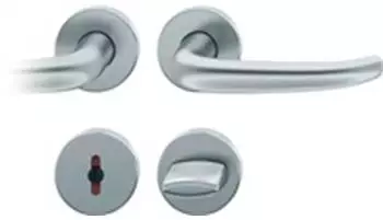 FSB T&uuml;rdr&uuml;cker-Rosetten-Garnitur 1023 WC U-Form Edelstahl matt (1023)