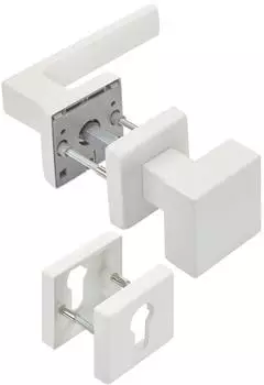 Sotech CUBE T&uuml;rdr&uuml;ckergarnitur Profilzylinder wei&szlig; (CUBE)