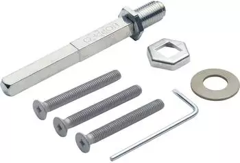 Hoppe Befestigungsset + Schnellstift f&uuml;r SH-Wechselgarnitur, T&uuml;rst&auml;rke 42-52mm (11945436)