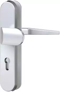 Basi ES0 Vollmaterial-Schutzbeschlag Alu F1 PZ 92-10mm, Schildst&auml;rke 15mm (7901-0601)