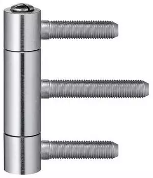 Simonswerk BAKA C 1-20 WF Einbohrband 3-teilig Edelstahl matt geb&uuml;rstet (5 080655 0 04006)