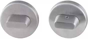 Marchesi WC-Rosette beidseitig mit Drehknopf, Edelstahl matt (2235B-WC)