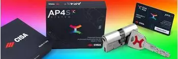 Cisa AP4 Halbzylinder 40x50mm, 90mm (93307)
