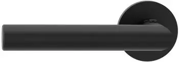 GRIFFWERK VAYA 128 LUCIA Türgriffgarnitur Fast2Fix, graphitschwarz, smart2lock (VAYA 128 LUCIA)