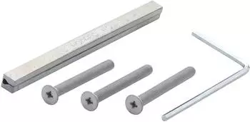 Hoppe Befestigungsset + Schnellstift f&uuml;r SH-Wechselgarnitur T&uuml;rst&auml;rke 92-97mm (3932719)