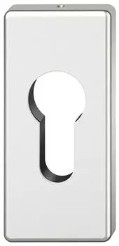 FSB Zylinderrosette 17 1778, eckig, Aluminium silber eloxiert (0 17 1778 00010 0105)
