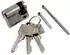 BKS Halbzylinder 8900 10/35mm, messing matt vernickelt (B 8900 0103)