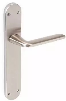Emuca T&uuml;rgriff-Set f&uuml;r Innent&uuml;ren 43x250mm, Aluminium/Zamak, satiniertes Nickel (9170651)