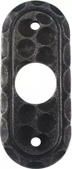 Halc&ouml; SILL Dr&uuml;ckerrosette oval, 30x42mm, schwarz passiviert (0109.010.00.0.01)