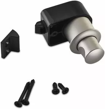 Sotech CAMPIA Push-Lock Möbelschloss, Edelstahloptik matt