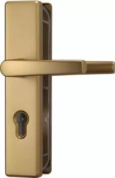 ABUS KLS114 T&uuml;rschutzbeschlag beidseitig Dr&uuml;cker, bronze (8295)
