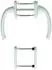 Hoppe Tôkyô Fenstertür-Griffgarnitur 0710RH/66N/U26/0710 PZ TS 68-73mm F9016 (1805142)