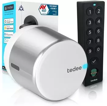 tedee Lock GO 2 Aluminium Set silber