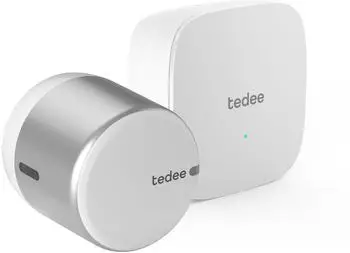 tedee Lock GO SET GO 2 ALU SILBER+BRIDGE