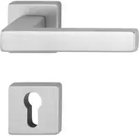 HOPPE Dr&uuml;ckergarnitur AUSTIN auf Rosette, Aluminium - PZ
