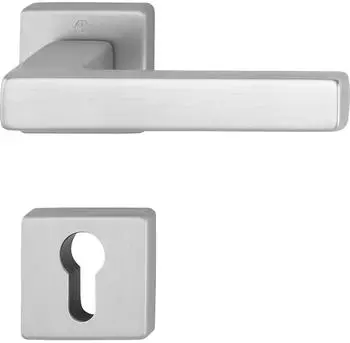 Hoppe Austin T&uuml;rgriffgarnitur Rosette, Aluminium matt, PZ (11758156)