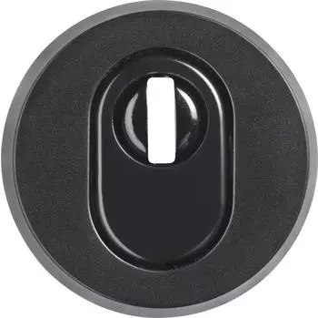 ABUS RHZS415 Schutzrosette für Profilzylinder, Holztüren, dunkelbraun (09405)