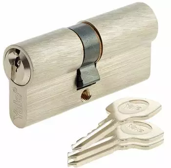 Yale 500 Plus Doppelzylinder 40/40, Nickel satiniert (10-0552-4040-00-2201)