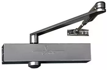 Groom GR150 T&uuml;rschlie&szlig;er Standardarm silber, Kraft 2/4 (150111)