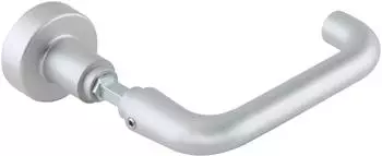 Dormakaba DORMA-Glas Wechselgarnitur 10.316 ohne Rosetten, mit Wechselstift, silber eloxiert (81031615099)