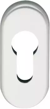 Eco-Schulte Zylinderrosette PZ 70x33x7mm, Aluminium silber eloxiert (5030009947)