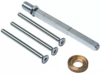 MS Beschläge Schutzbeschlag Befestigungsset Wechselstift abgesetzt 8/10mm Vierkant