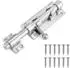LuxusKollektion Türriegel Edelstahl 304, 16cm, 12mm Bolzen, mit Vorhängeschlossloch