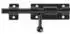 LuxusKollektion Türriegel abschließbar, Edelstahl, schwarz, 160mm