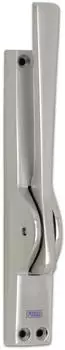 FUHR T&uuml;rtreibriegel aufliegend reibungsfrei, Stange &oslash;10mm, Hub 20mm, silber elox. (9066029)
