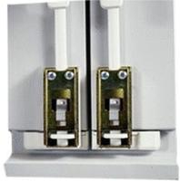 ABUS DSB550/650 Doppelschlie&szlig;blech f&uuml;r Fenster-Stangenschloss braun