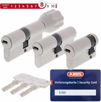 ABUS Doppelzylinder EC660 Schlie&szlig;ung: gleichschlie&szlig;end|Zylinderl&auml;nge: 30/45 mm