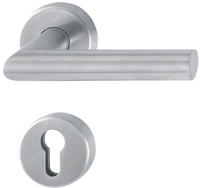 Hoppe FS-Garnitur Ams.FS-E1400/42H/42HS VA F69 D/D f.TS 40-65mm PZ DIN L/R