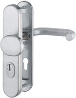 HOPPE Sicherheits-Wechselgarnitur PARIS DIN, Edelstahl - 42 - 47 mm , Ja , 42-47 mm
